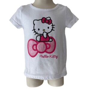Hello Kitty- Short Sleeve Graphic T-Shirt; 3T
